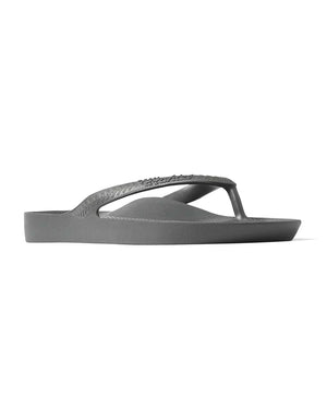 Archies Charcoal High Arch Flip Flop alt view 1