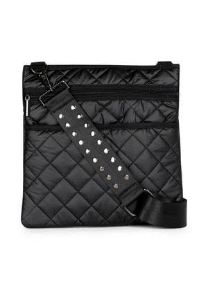 Haute Shore - Dani Carbon Quilted Leatherette Bag (Dani, Black) alt view 1