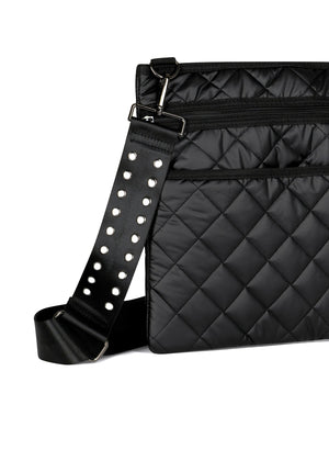 Haute Shore - Dani Carbon Quilted Leatherette Bag (Dani, Black) alt view 4
