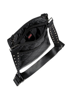 Haute Shore - Dani Carbon Quilted Leatherette Bag (Dani, Black) alt view 6