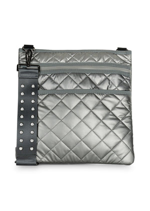 Haute Shore - Dani Iron Quilted Leatherette Bag (Dani, Pewter)