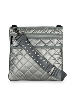 Haute Shore - Dani Iron Quilted Leatherette Bag (Dani, Pewter) alt view 1