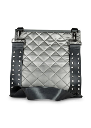 Haute Shore - Dani Iron Quilted Leatherette Bag (Dani, Pewter) alt view 5