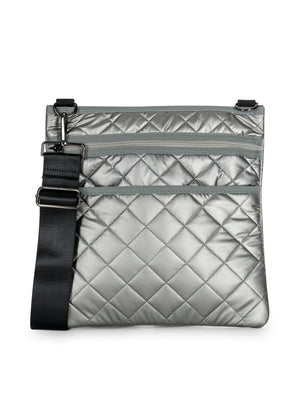 Haute Shore - Dani Iron Quilted Leatherette Bag (Dani, Pewter) alt view 6