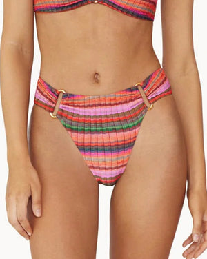 PQ Swim Jetty Stripe Fanned Bottom