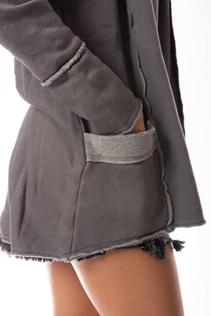 Hard Tail Forever - Slouchy Cardigan (SHE-02, Bullet) alt view 4