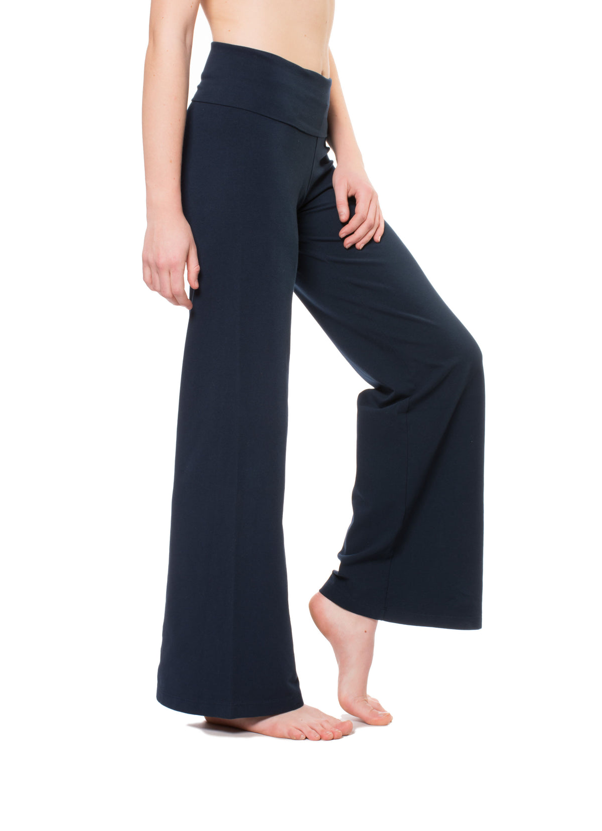 Hard Tail Forever - Wide Leg Roll Down Pants (W-326/Midnight Blue)