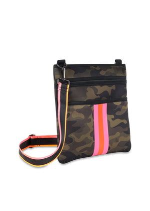 Haute Shore - Peyton Thrill Crossbody (Peyton, Camo Green w/Orange & Pink Stripe) alt view 2