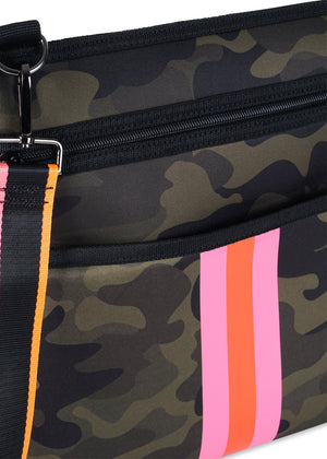 Haute Shore - Peyton Thrill Crossbody (Peyton, Camo Green w/Orange & Pink Stripe) alt view 4