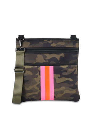 Haute Shore - Peyton Thrill Crossbody (Peyton, Camo Green w/Orange & Pink Stripe) alt view 5