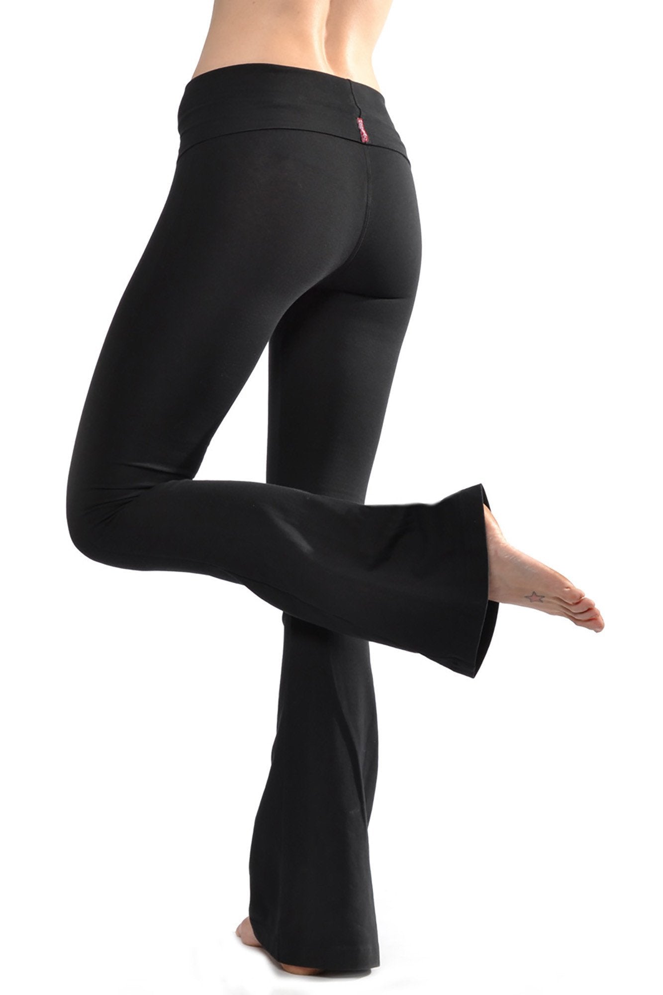 Hard Tail High Waisted Wide Flare Yoga Pants at