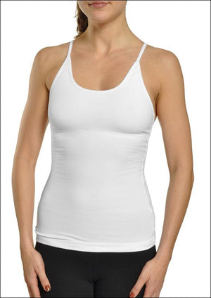 Freestyle Tank w/Bra (Style W-329, White) by Hard Tail Forever alt view 1