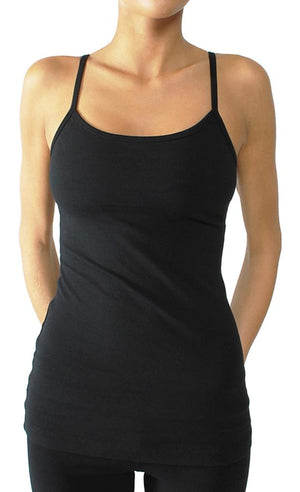 Long Spaghetti Tank w/Bra (Style 586) by Hard Tail Forever