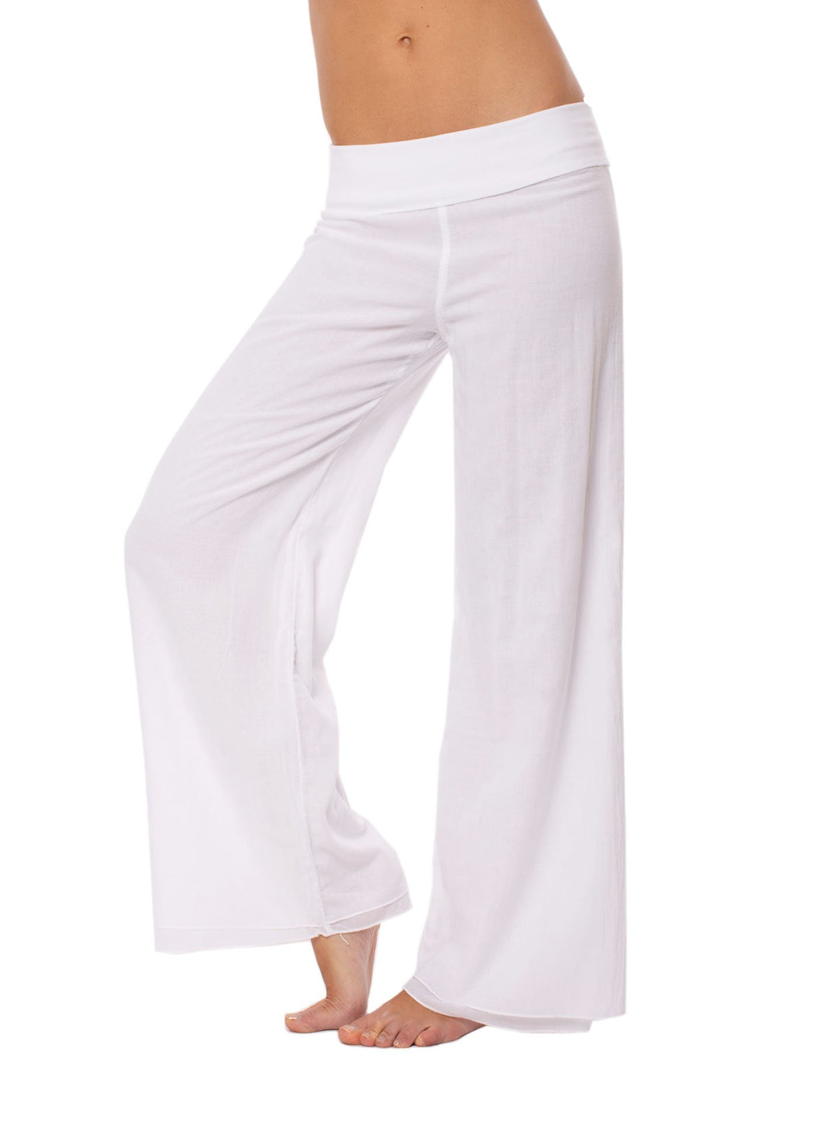 Double Layer voille pant white-Hardtail VL-29